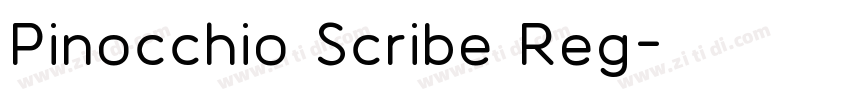Pinocchio Scribe Reg字体转换 Pinocchio Scribe Reg字体转换
